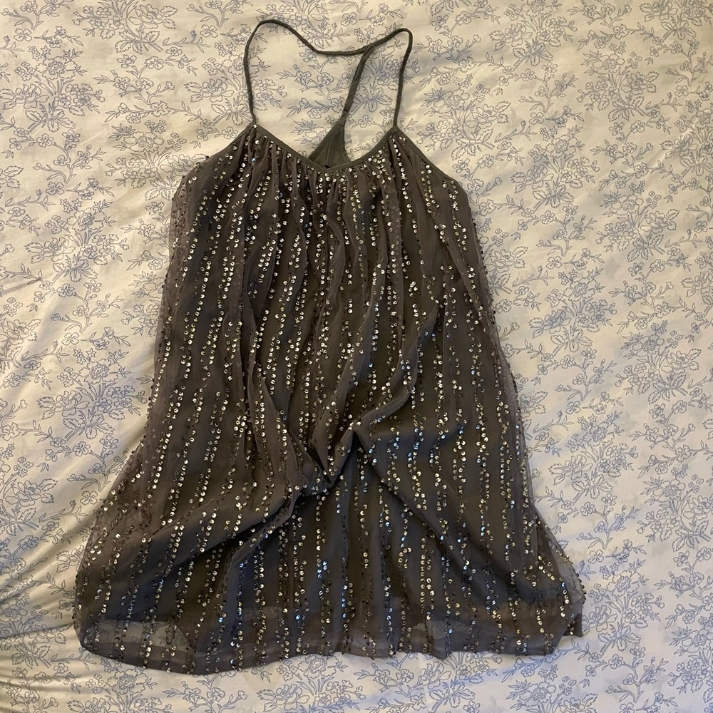 Abercrombie & Fitch Silver Shift Dress